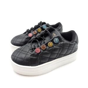 Kurt Geiger London Mini Liviah Slip-On Sneaker Shoes Kids' Black Size US5M EU21